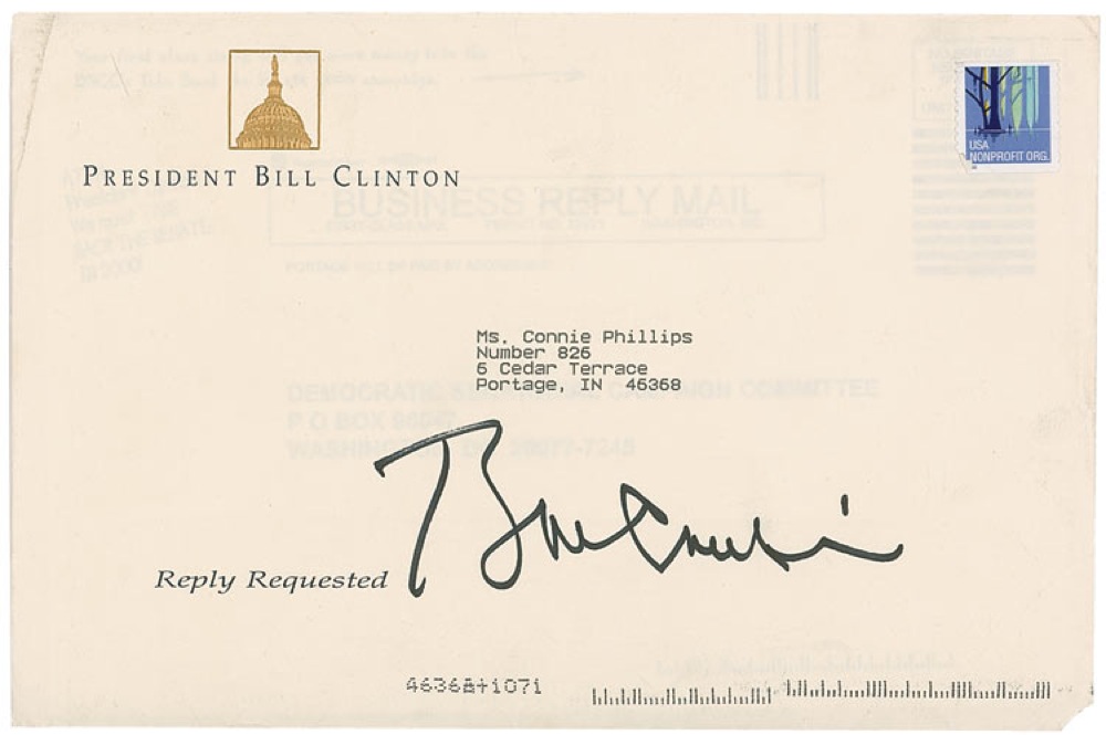 Lot #15 Bill Clinton