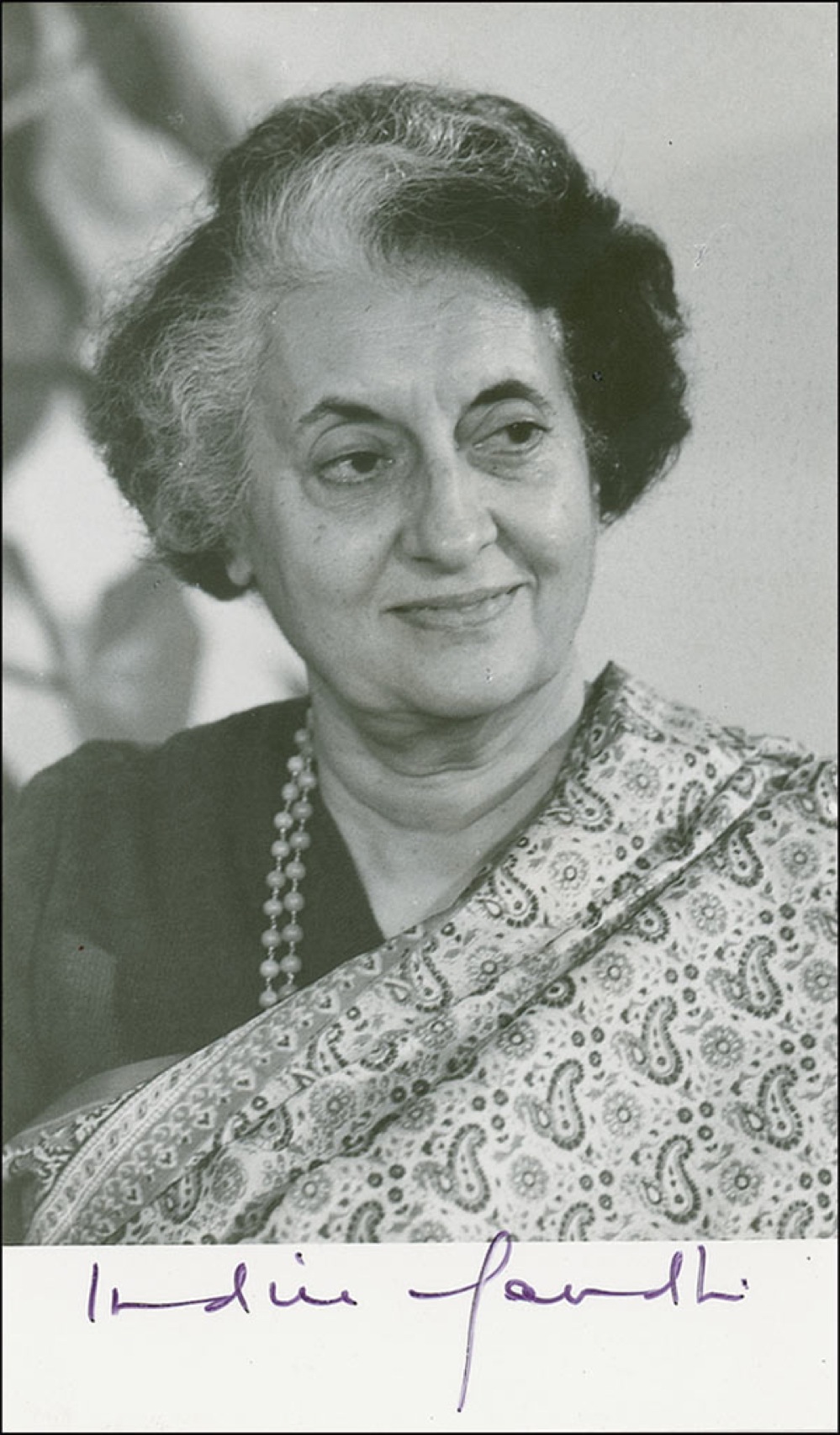 Lot #199 Indira Gandhi