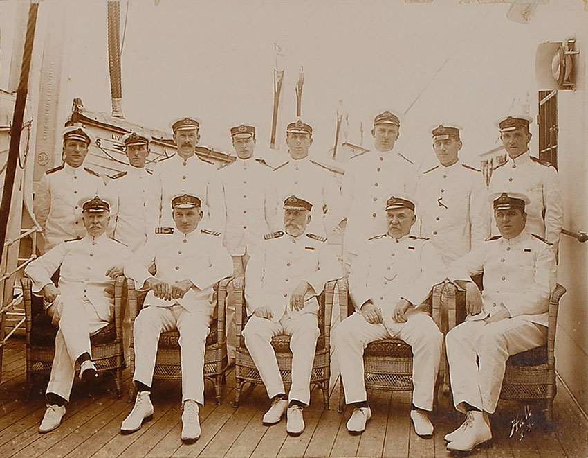 Lot #1655 RMS Olympic Officers