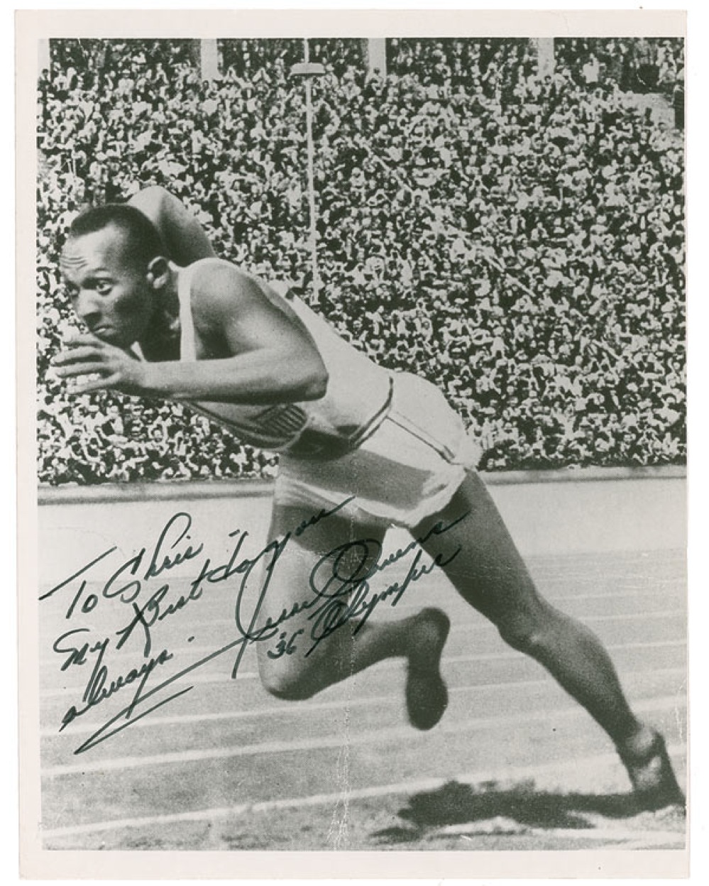 Lot #1503 Jesse Owens