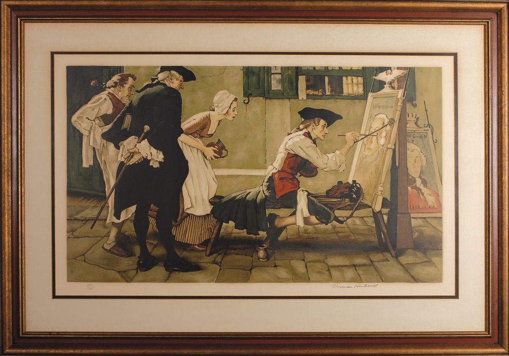 Lot #1762 Norman Rockwell