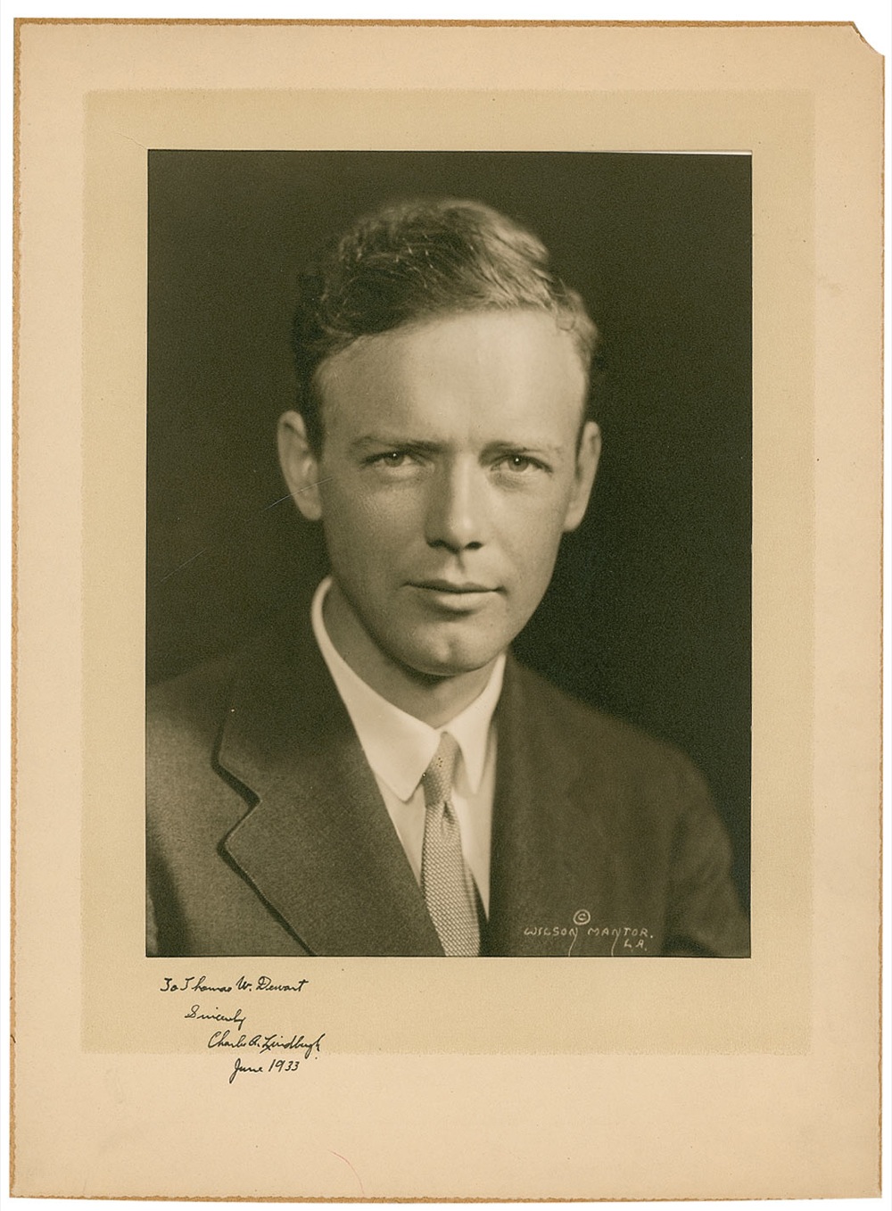 Lot #481 Charles Lindbergh