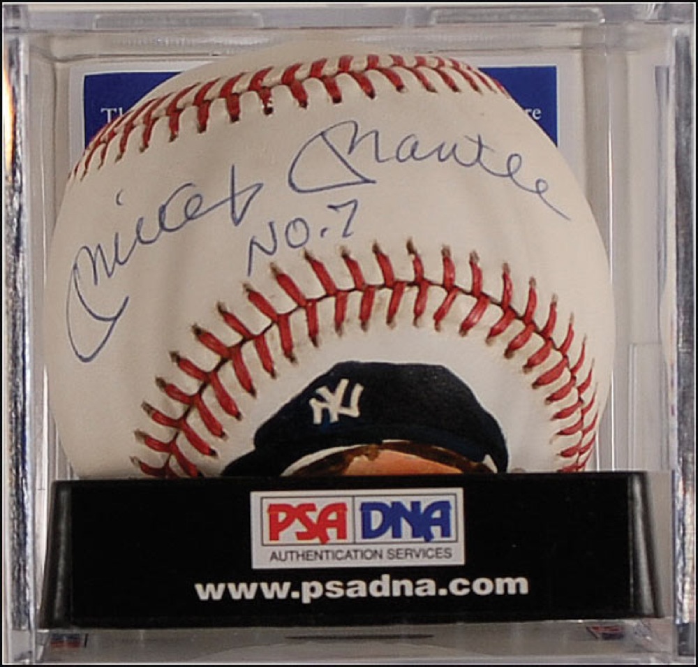Lot #1428 Mickey Mantle
