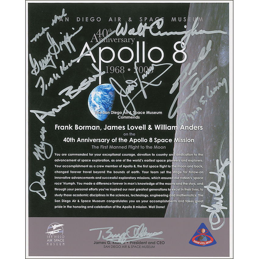 Lot #274 Apollo 8