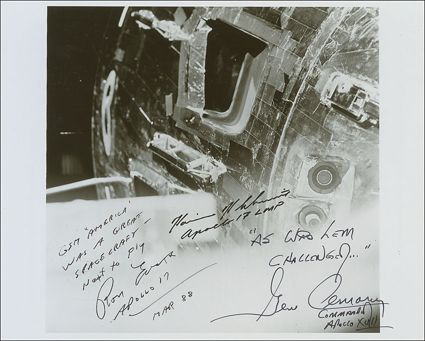 Lot #496 Apollo 17