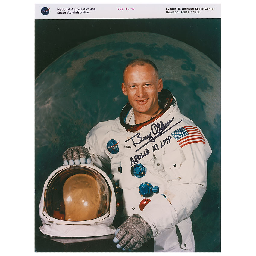 Lot #349 Buzz Aldrin