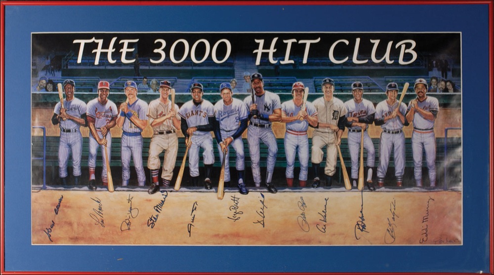 Lot #1348 Baseball: 3000 Hit Club
