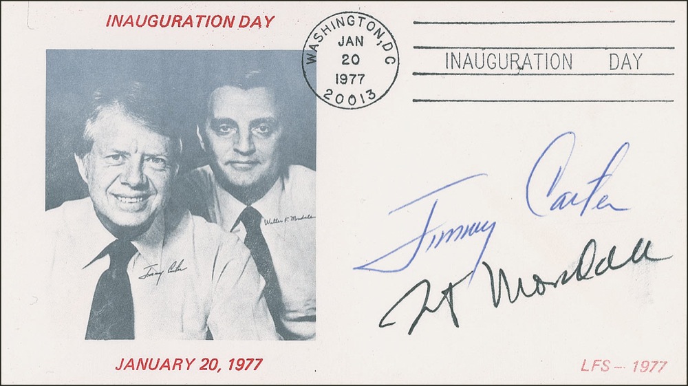 Lot #21 Jimmy Carter and Walter Mondale
