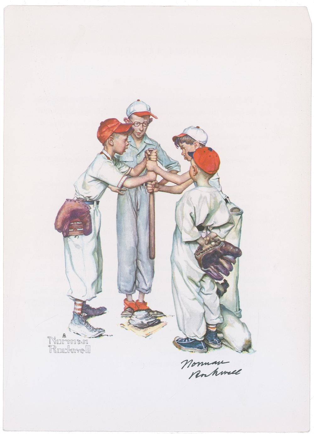 Lot #651 Norman Rockwell