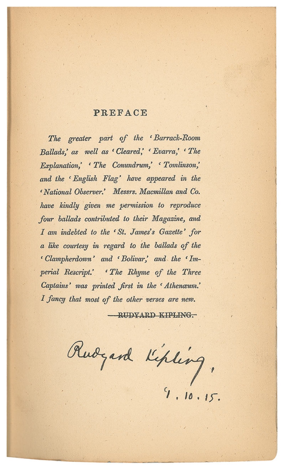 Lot #620 Rudyard Kipling