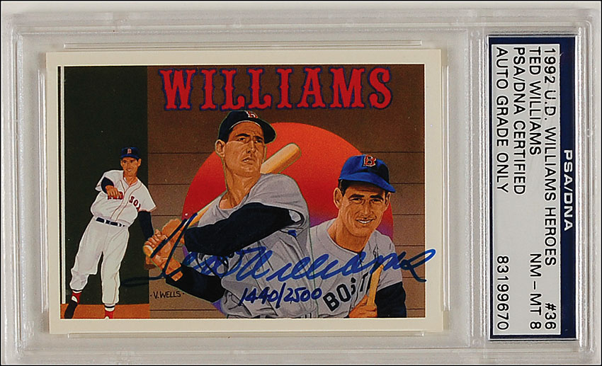 Lot #1626 Ted Williams