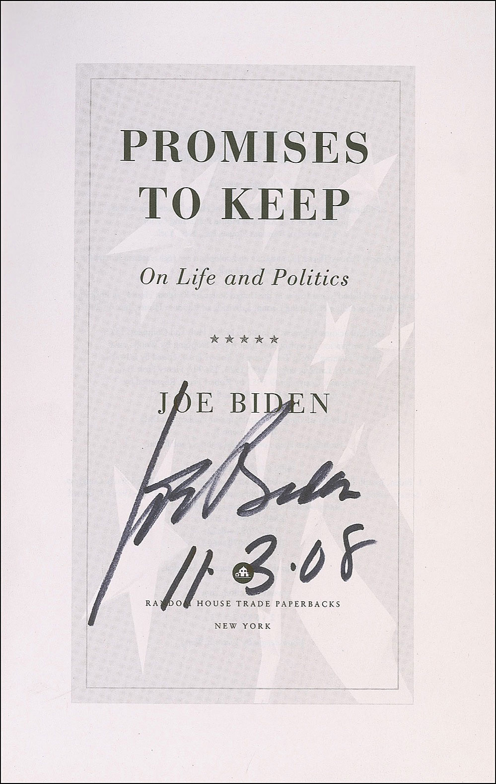 Lot #149 Joe Biden