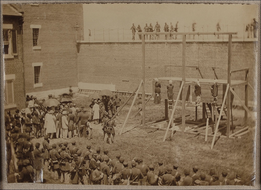 Lot #1592 Lincoln Conspirators Execution