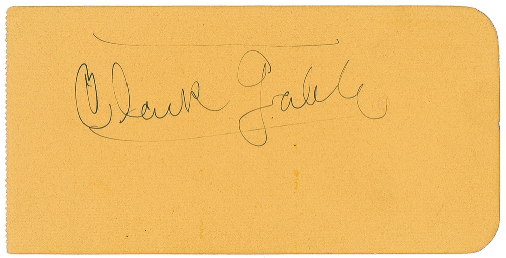 Lot #1123 Gone With the Wind: Clark Gable