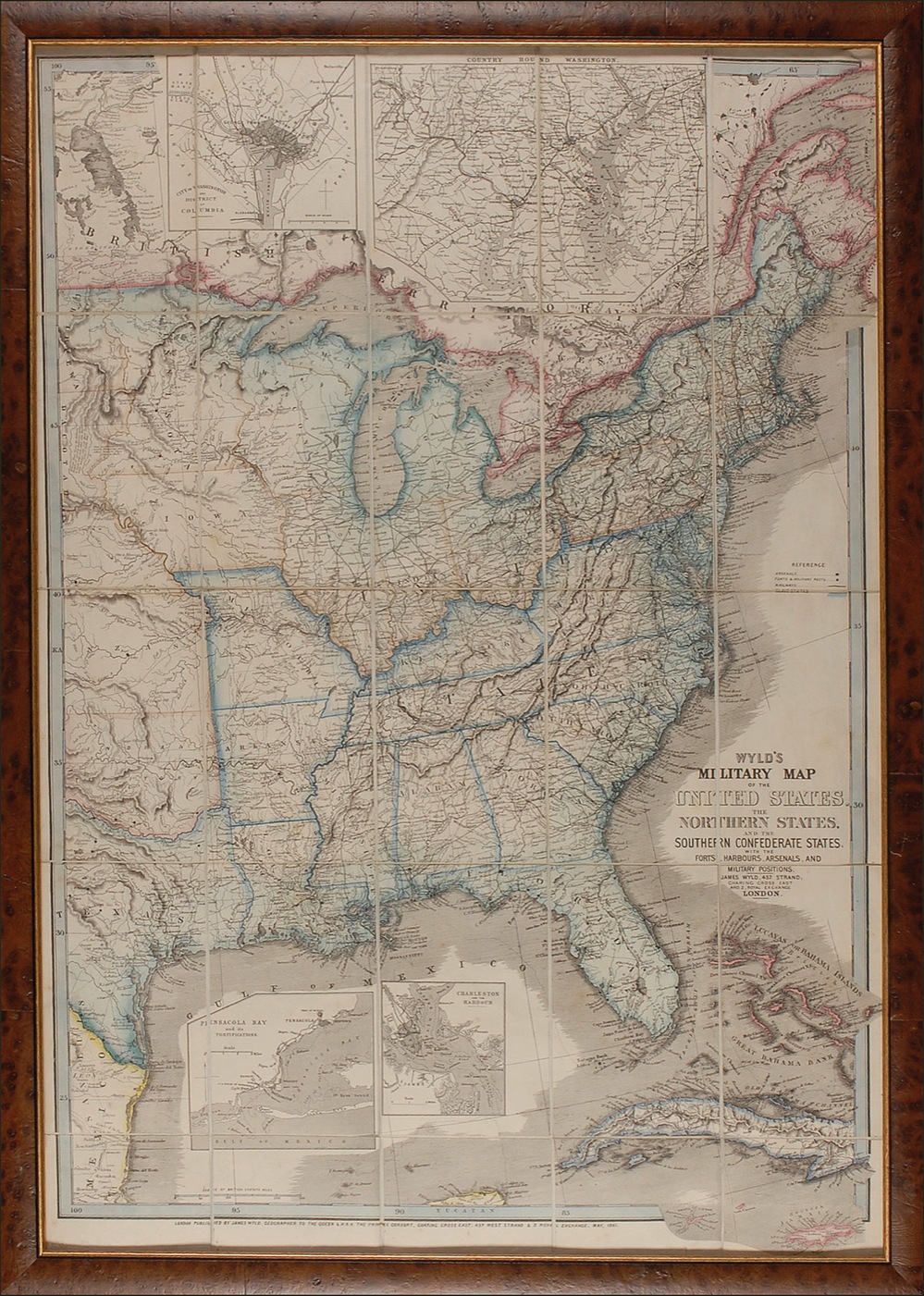Lot #2046 Wyld’s Military Map of the US