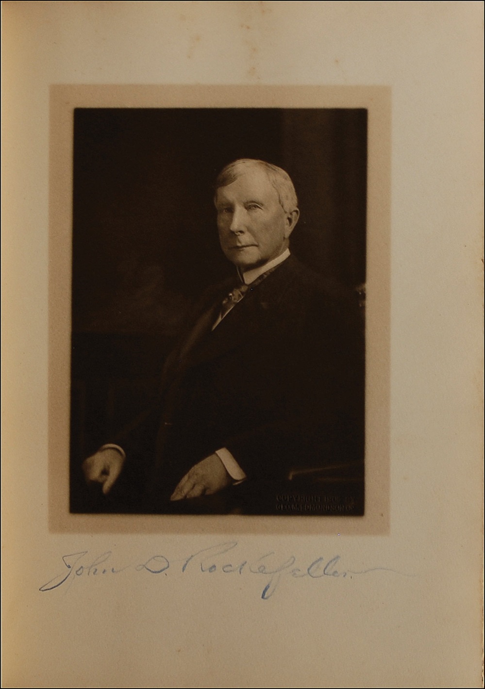 Lot #296 John D. Rockefeller