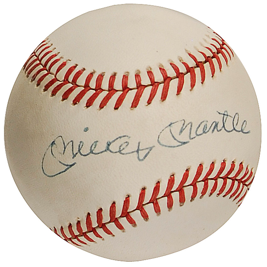 Lot #1703 Mickey Mantle