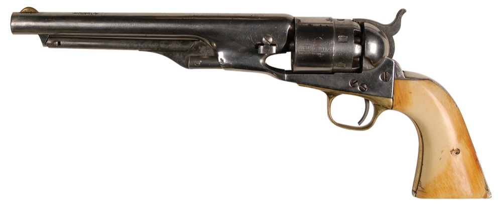 Lot #2056  Ivory Gripped Colt 1860 Army Revolver