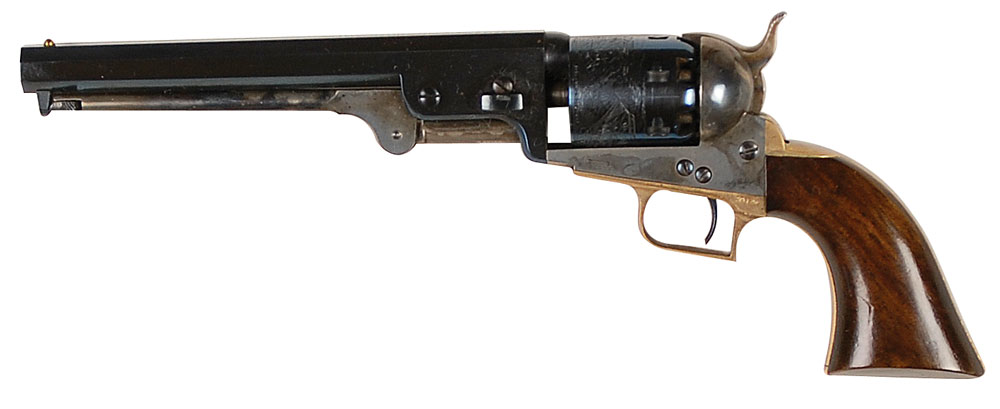 Lot #2059 Miniature Cased Colt Model 1851 Navy