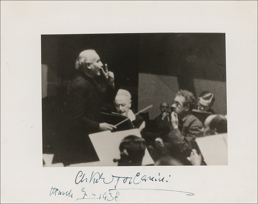 Lot #779 Arturo Toscanini