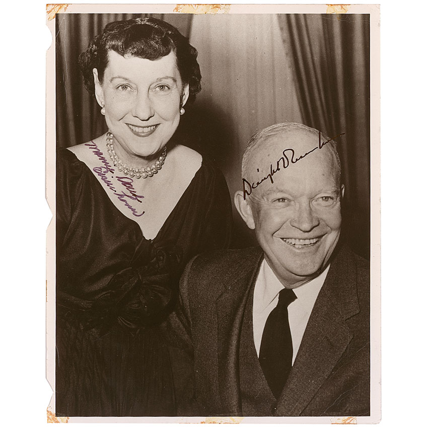 Lot #35 Dwight and Mamie Eisenhower