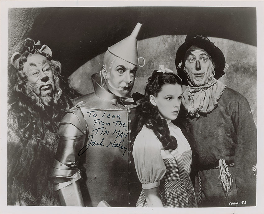 Lot #1552 Wizard of Oz: Jack Haley