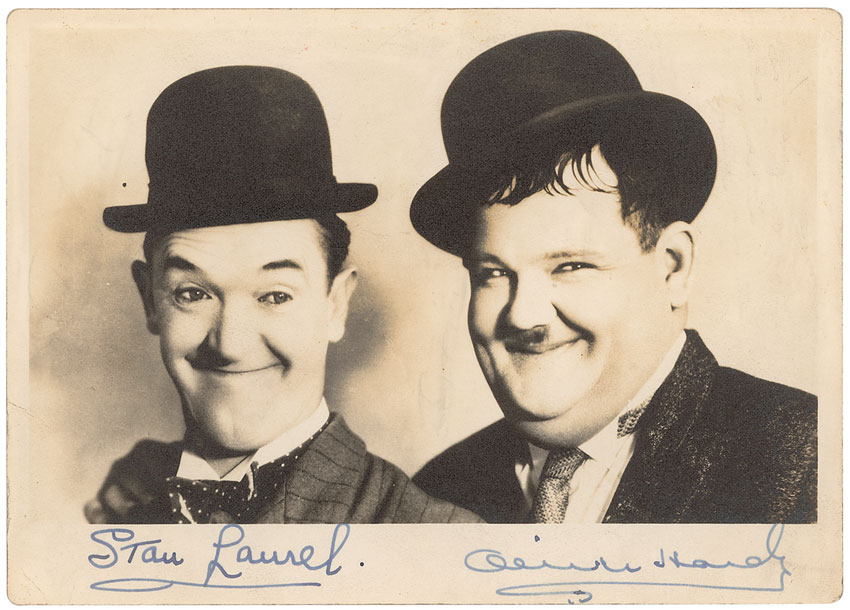 Lot #1012 Laurel and Hardy