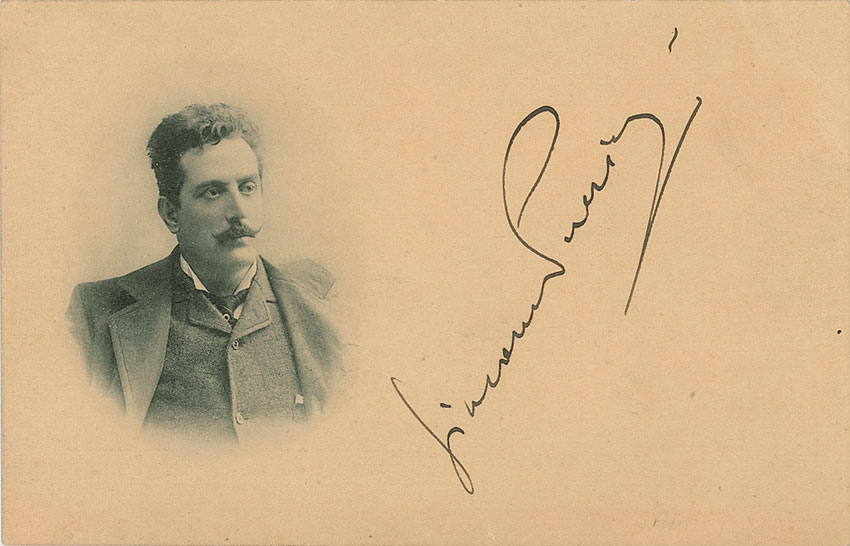 Lot #780 Giacomo Puccini