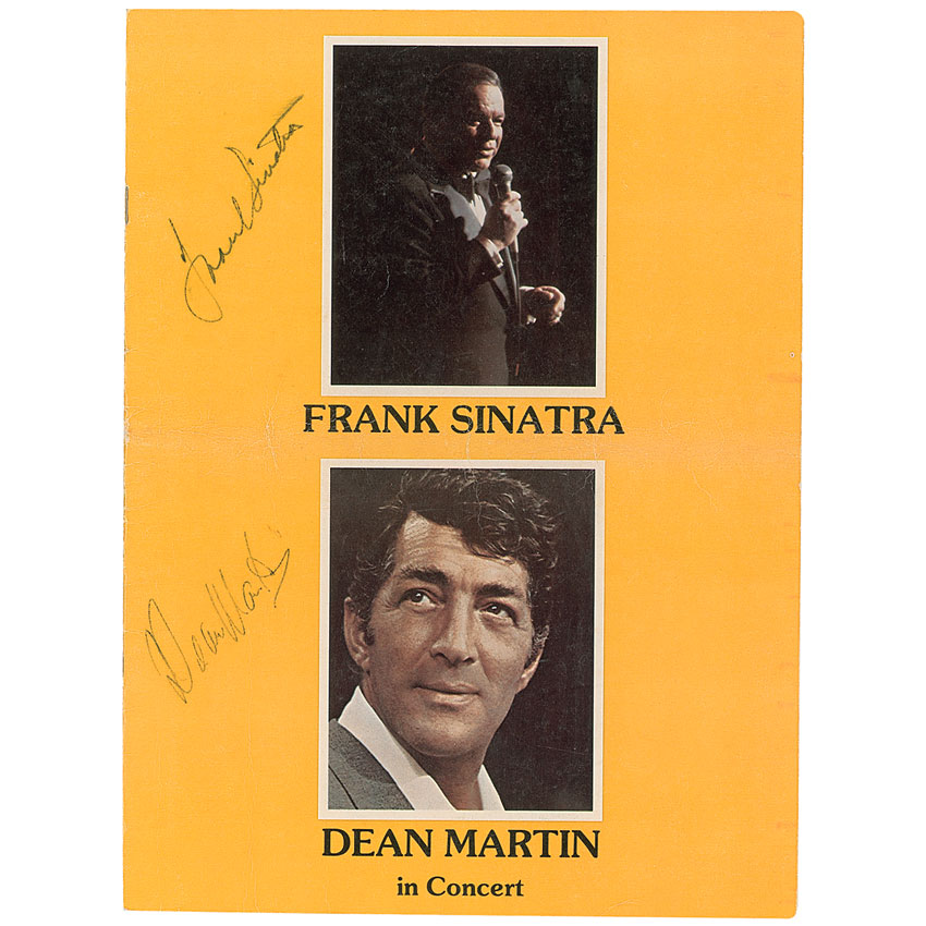 Lot #1092 Frank Sinatra and Dean Martin