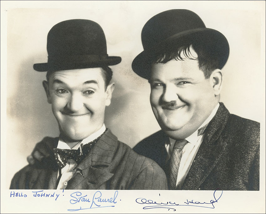 Lot #1241 Laurel and Hardy