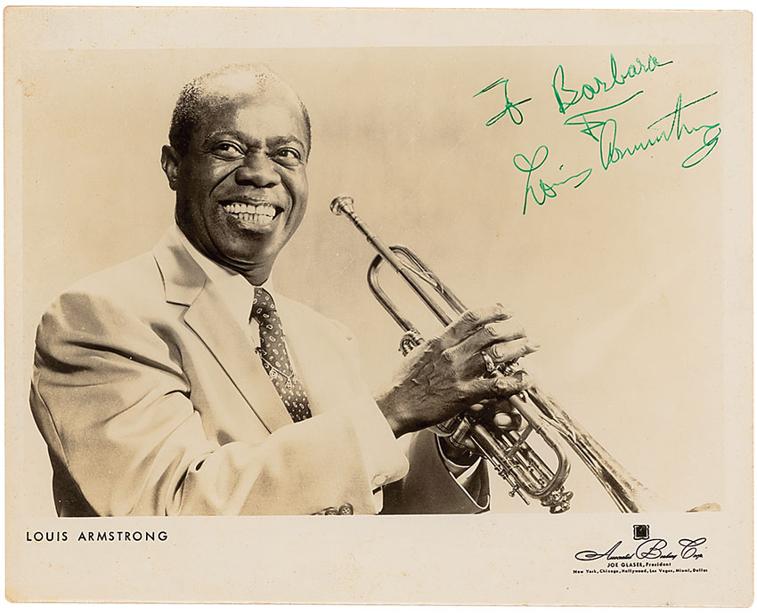 Lot #797 Louis Armstrong