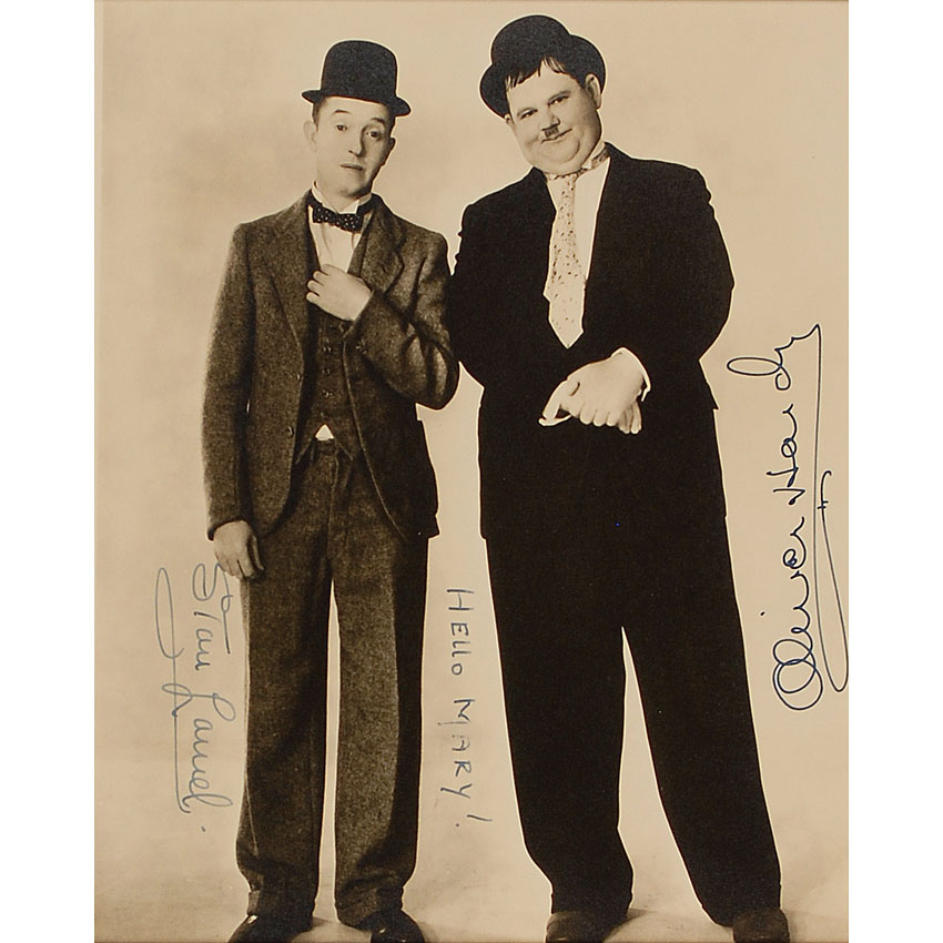 Lot #1382 Laurel and Hardy