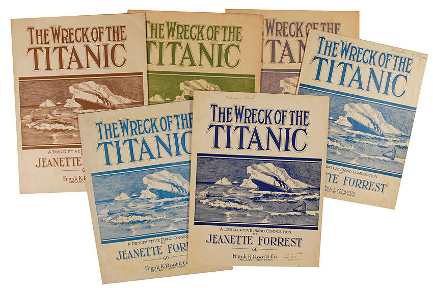 Lot #1781 The Wreck of the Titanic
