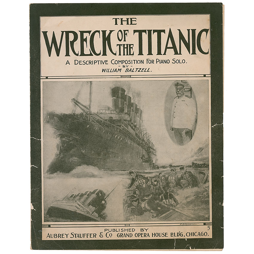 Lot #1782 The Wreck of the Titanic