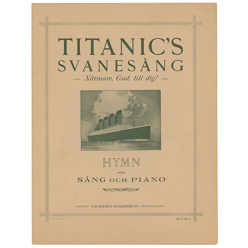 Lot #1779 Titanic’s Svanesang