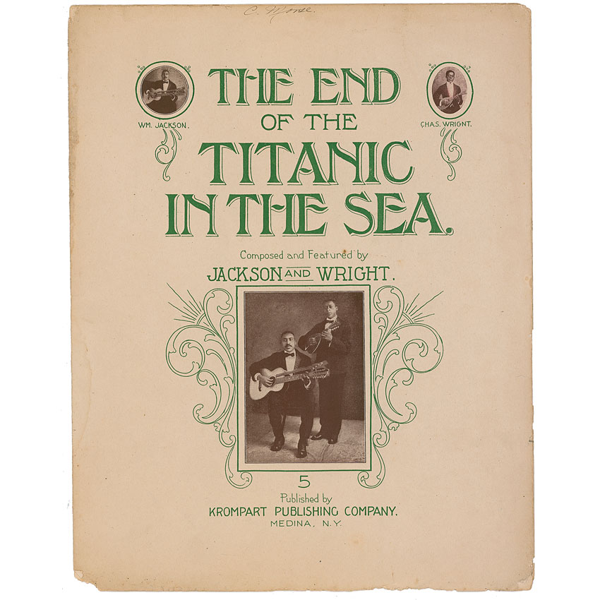 Lot #1750 The End of the Titanic in the Sea