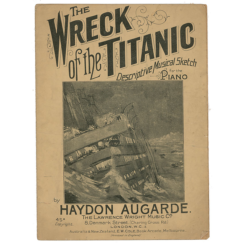 Lot #1785 The Wreck of the Titanic