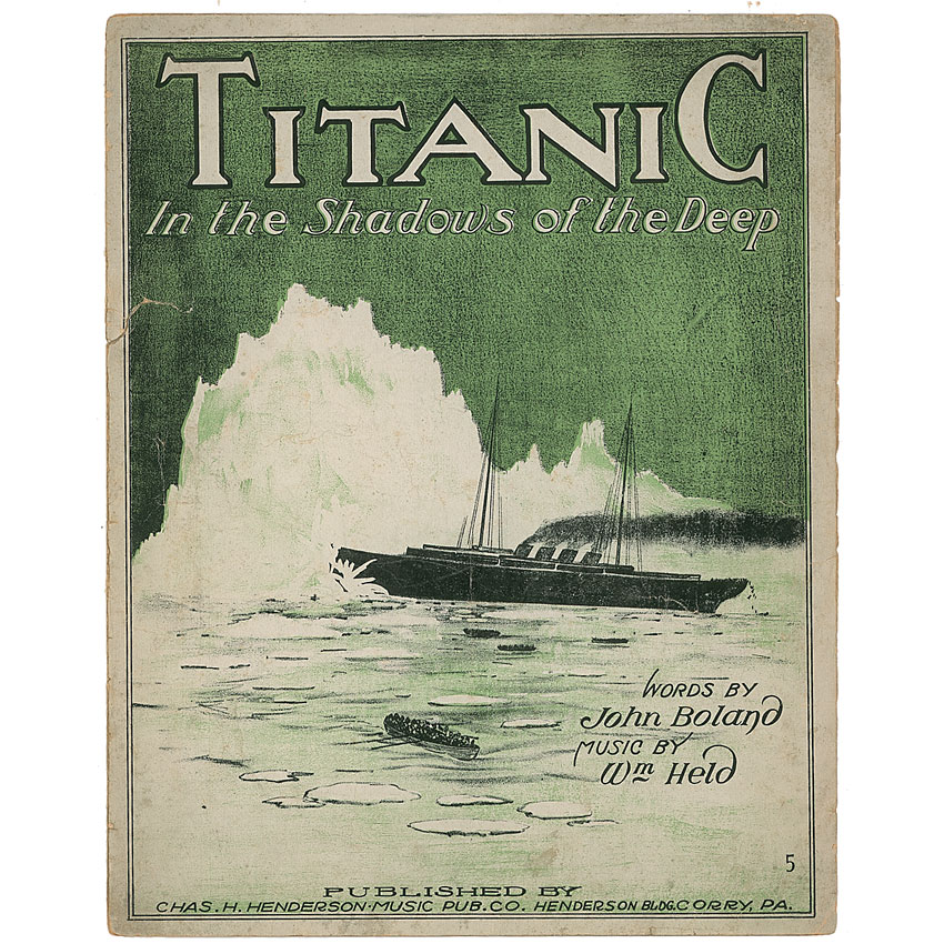 Lot #1776 Titanic in the Shadows of the Deep