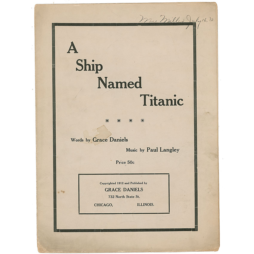 Lot #1747 A Ship Named Titanic