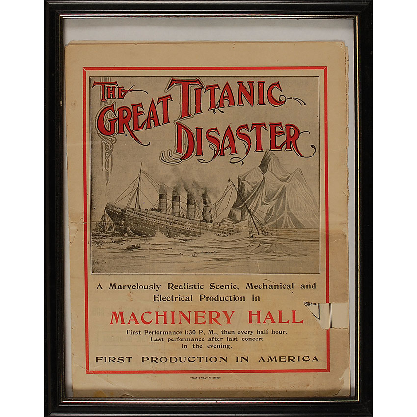 Lot #1799 The Great Titanic Disaster