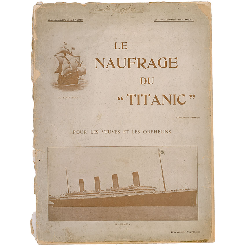 Lot #1786 Le Naufage du Titanic
