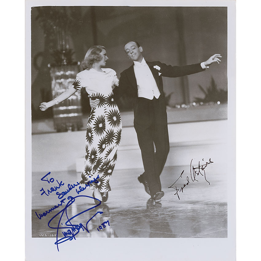 Lot #1165 Fred Astaire and Ginger Rogers