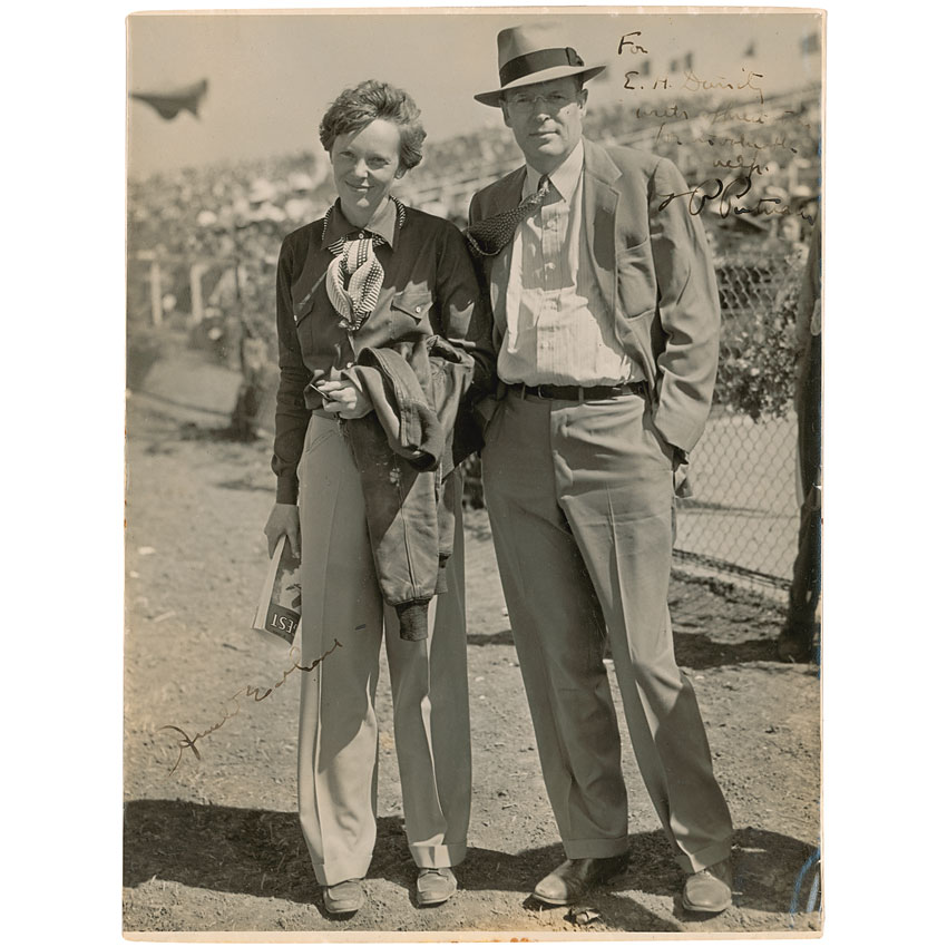 Lot #519 Amelia Earhart and George Putnam