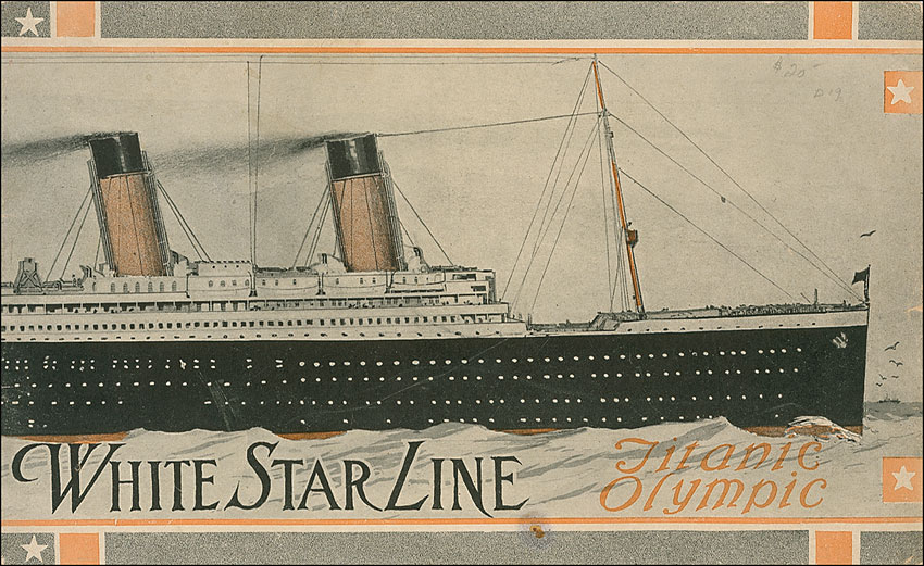 Lot #1663 Titanic 1910 Pre-launch