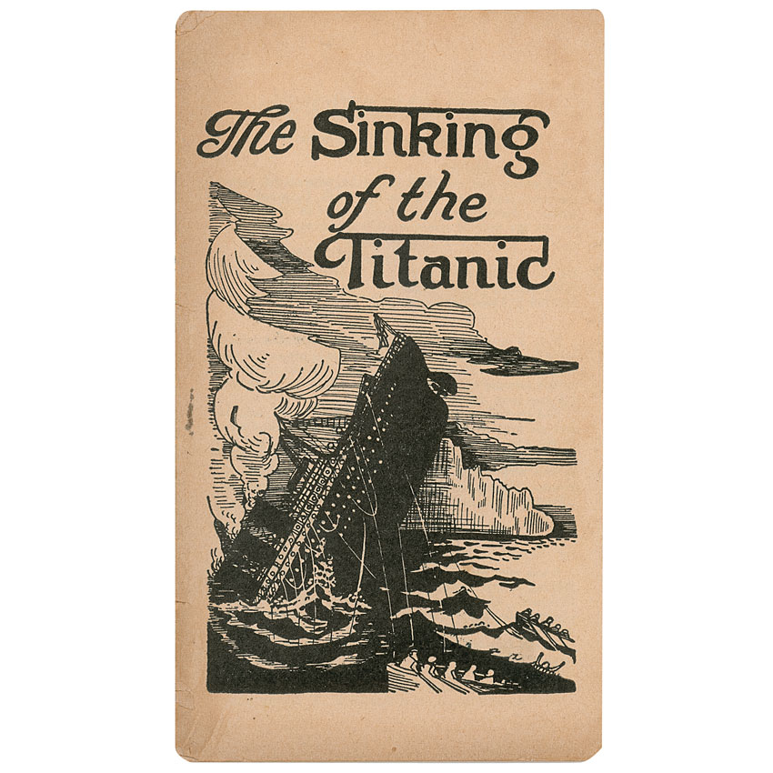 Lot #1803 The Sinking of the Titanic