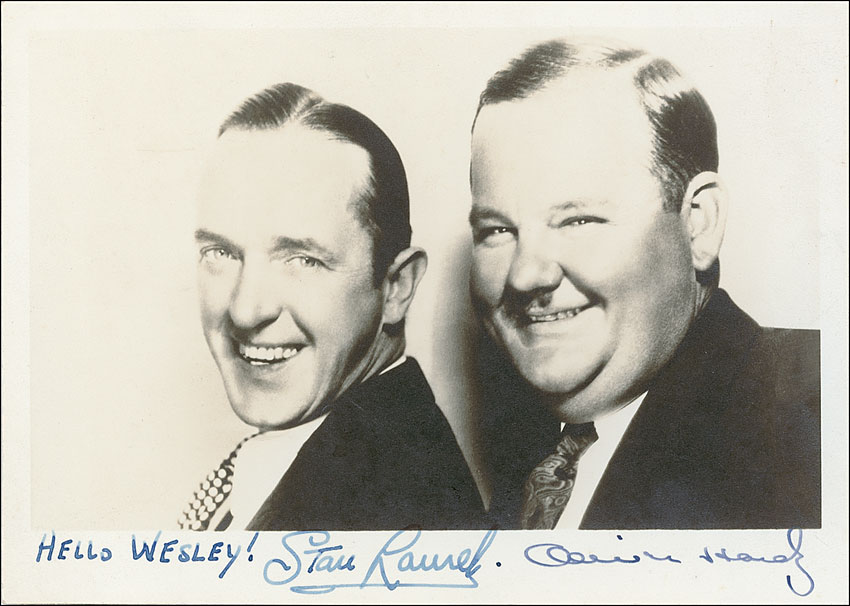 Lot #1381 Laurel and Hardy