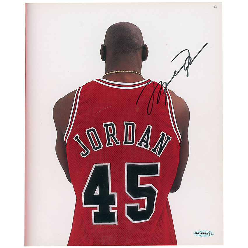 Lot #1675 Michael Jordan