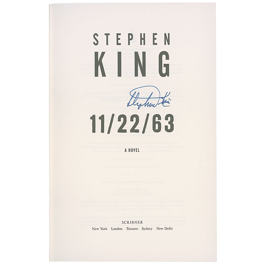 Lot #637 Stephen King