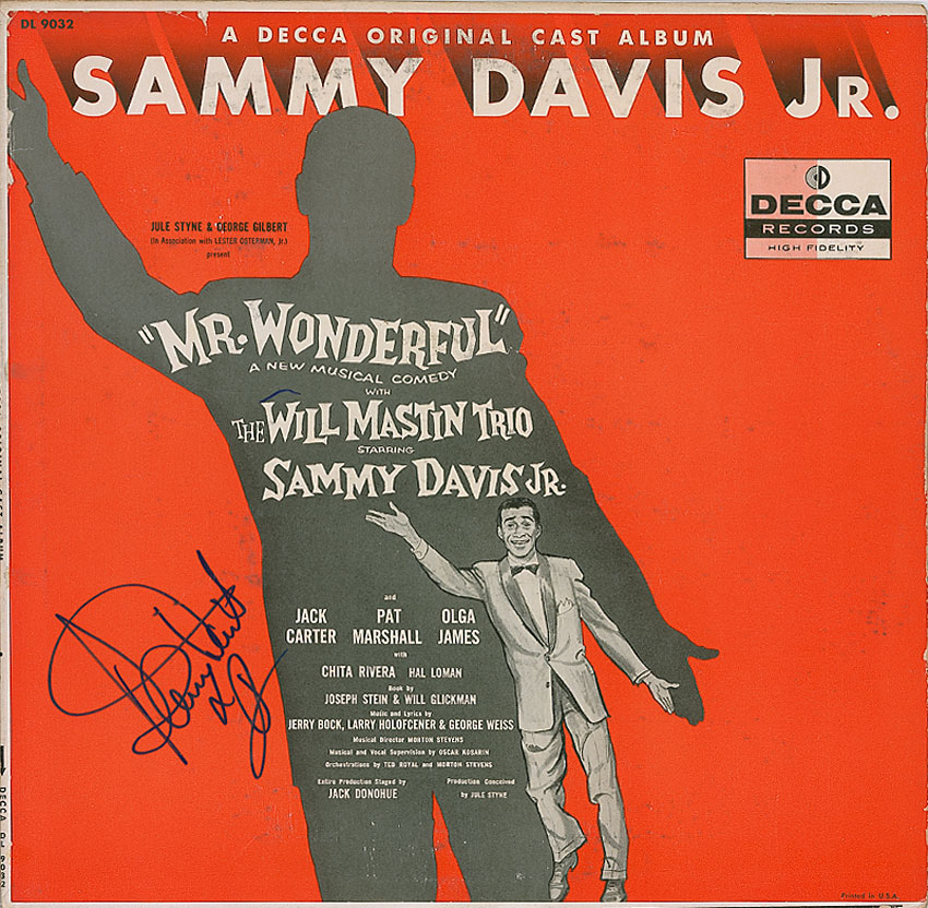 Lot #1244 Sammy Davis, Jr