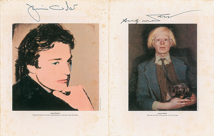 Lot #706 Andy Warhol and Jamie Wyeth